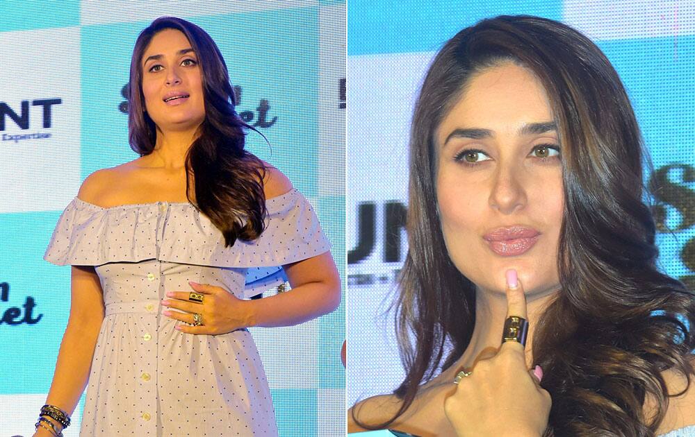 Kareena Kapoor Khan during a promotional launch in Mumbai