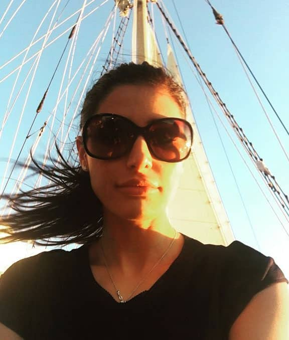 nargis fakhri :- #sailing #Manhattan #NYC #sunset