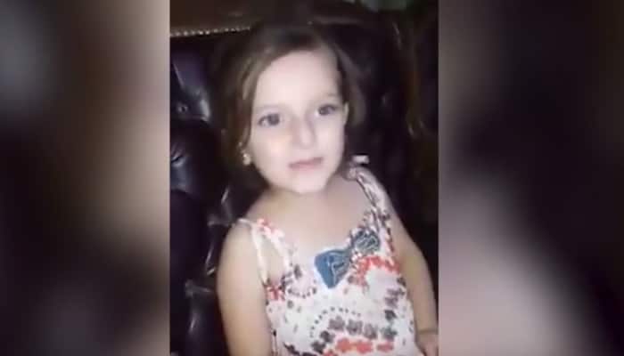 IT&#039;S DISTURBING: Watch little Syrian girl singing before a bomb explodes
