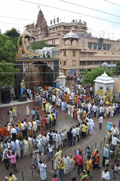 Janmashtami festival in Mathura