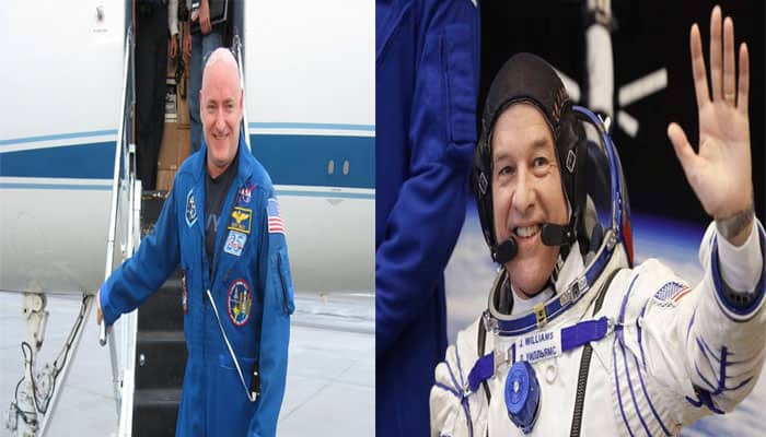 Watch: Astronaut Scott Kelly congratulates Expedition 48 Commander Jeff Williams on breaking record