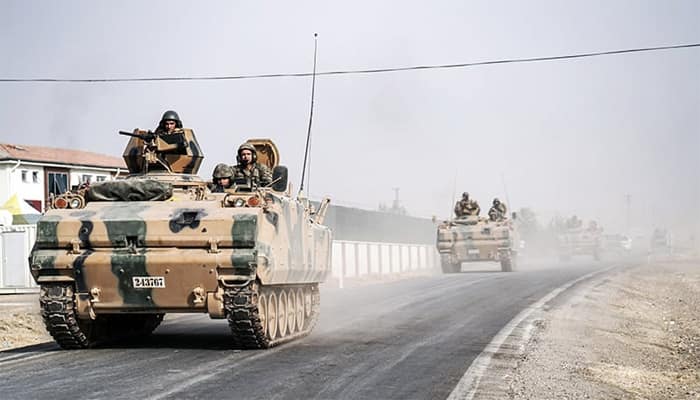 Turkey sends more tanks into Syria after IS-held town capture
