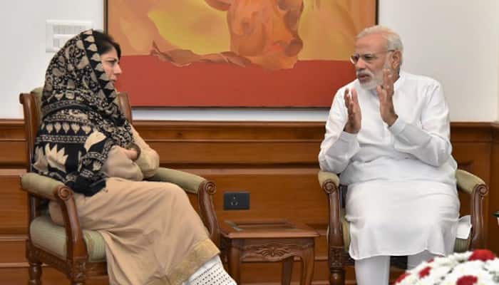 Mehbooba pins Kashmir hopes on PM Modi, blames Pakistan for unrest 