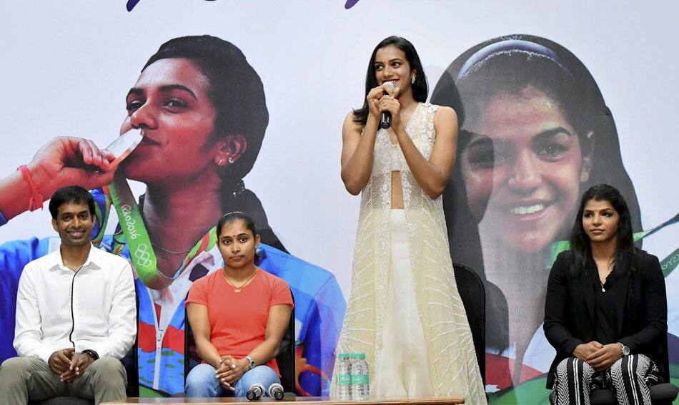 Rio Olympians felicitated