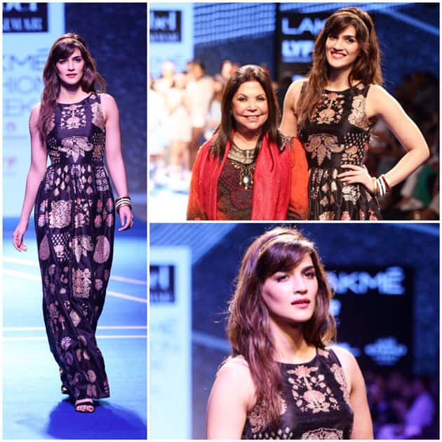 Was a pleasure walking for @labelritukumar- Kriti Sanon