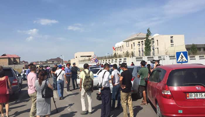 Blast at Chinese embassy in Kyrgyzstan; one dead, three wounded