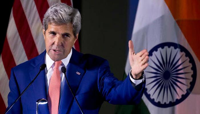 John Kerry cracks joke on Delhi rains, asks IIT students if they reached here on boats
