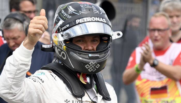 Italian Grand Prix: Nico Rosberg leads Lewis Hamilton in first practice