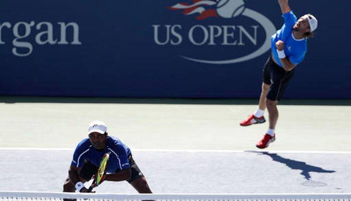 US Open 2016, men&#039;s doubles: Leander Paes-Andre Begemann knocked out by Stephane Robert-Dudi Sela in Round 1