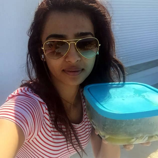 I took the #SelfieWithDabbaChallenge- Radhika Apte