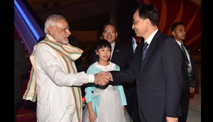PM Modi arrives in China for G20 Summit; to discuss NSG, CPEC with President Xi Jinping