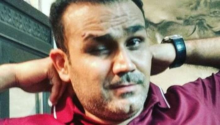 LEGENDARY PHOTO: Virender Sehwag tweets pic with &#039;Universe Boss&#039; Chris Gayle, &#039;Mr Talent&#039; Rohit Sharma