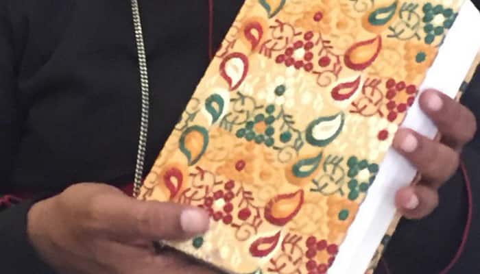 West Bengal CM Mamata Banerjee gifts Bible bound in Baluchari silk to Pope Francis