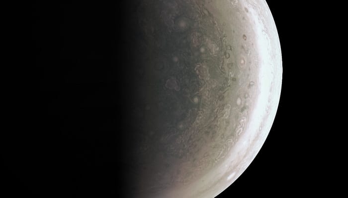 A never-before-seen view of Jupiter&#039;s south pole! (See pic)