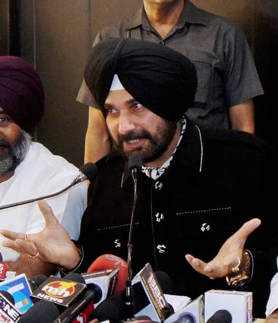 Sidhu's press conference