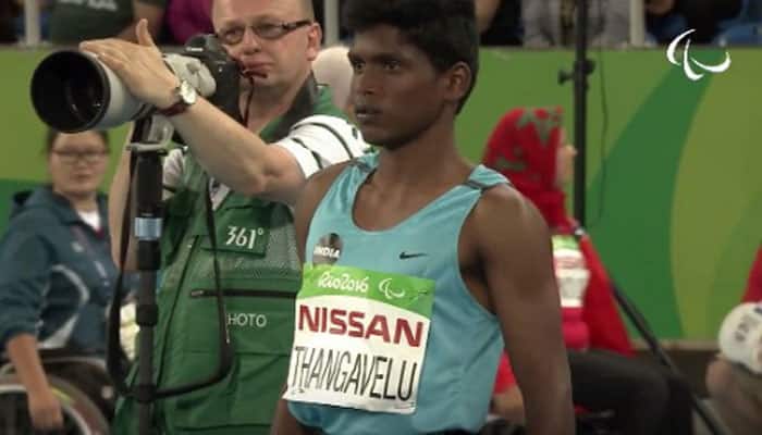 WATCH! Mariyappan Thangavelu&#039;s gold winning jump at Rio Paralympics which whole India will be proud of