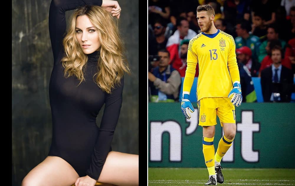 David de Gea and Edurne