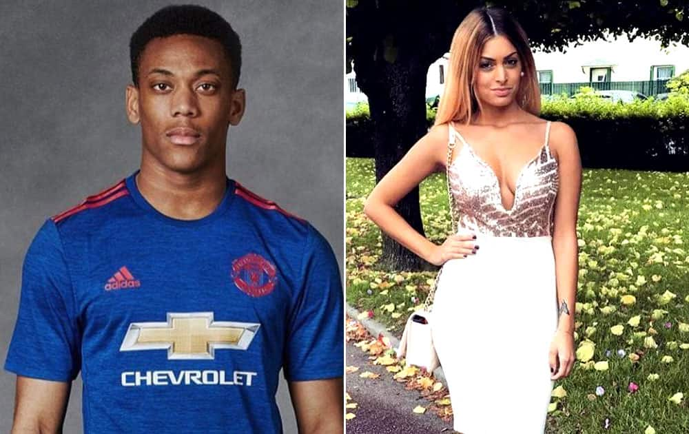 Anthony Martial and Samantha Martial