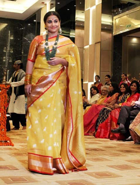 Vidya Balan walks the ramp