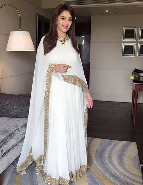 No color looks as ethereal as white.- Madhuri Dixit-Nene