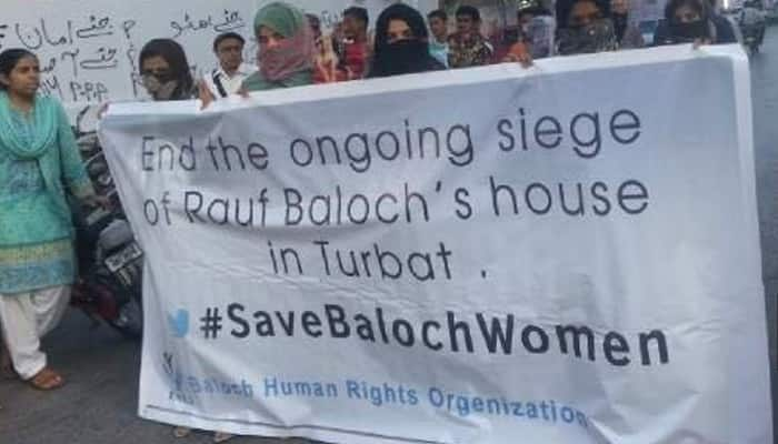 PM Narendra Modi&#039;s impact? Baloch Human Rights Organisation protests in Karachi against Pakistan Army - Here are PICS