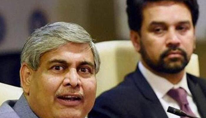 Shashank Manohar ignores Anurag Thakur, says he will not react to BCCI president&#039;s comments