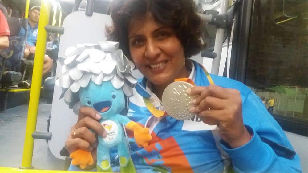 Deepa Malik won a silver medal in shot-put in Rio