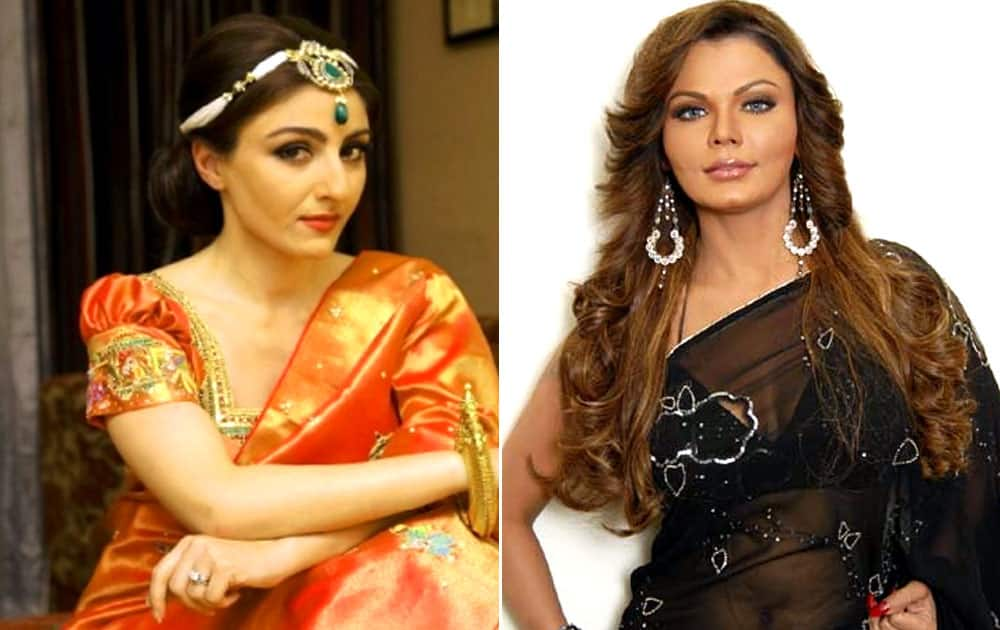 Soha Ali Khan and Rakhi Sawant