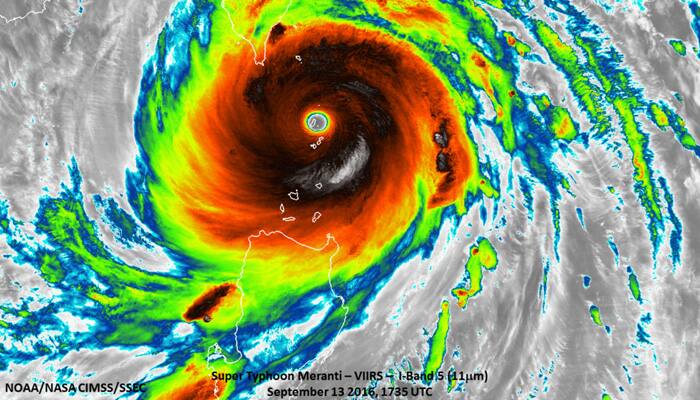 NASA-NOAA satellite image shows fierce power of Typhoon Meranti! (See pic)