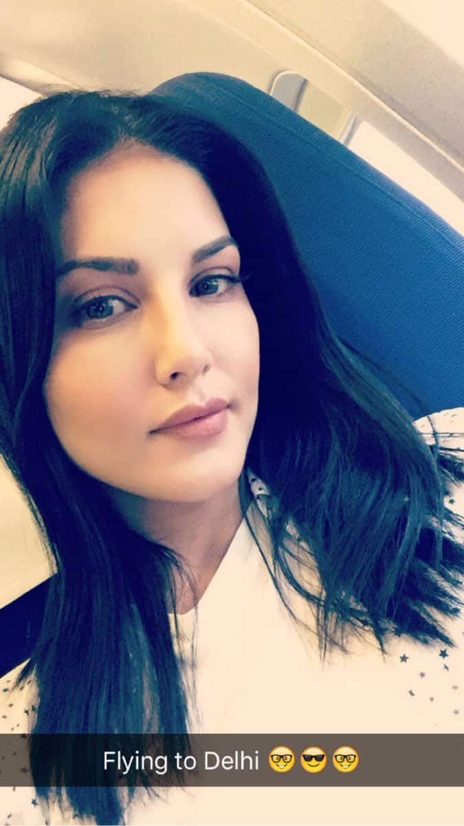 Flying to Delhi! - Twitter@SunnyLeone