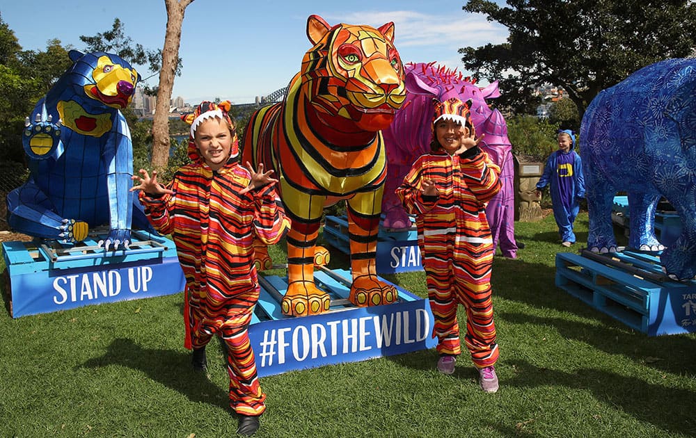 Children And Animals Celebrate Together To Mark Taronga Zoo's Centenary Year