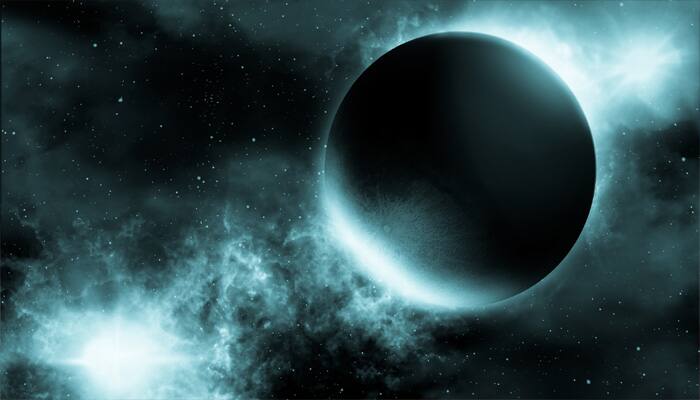 A massive star dust cloud gives birth to icy planet