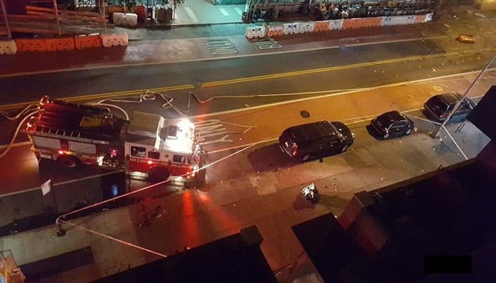 Explosion rocks busy New York City neighbourhood, 25 injured