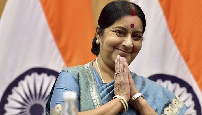 Swaraj takes up Baby Lily&#039;s case with British High Commission