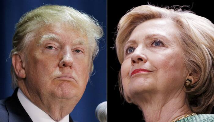 Clinton Trump tied in 13 battle ground States Poll