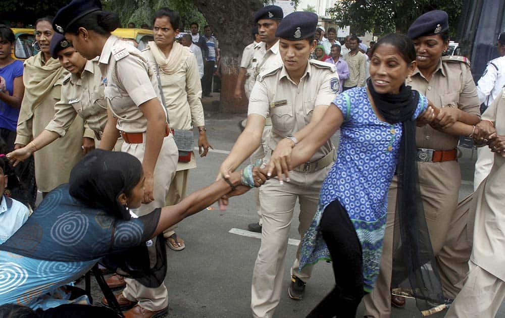 Police detain Dalit Community members