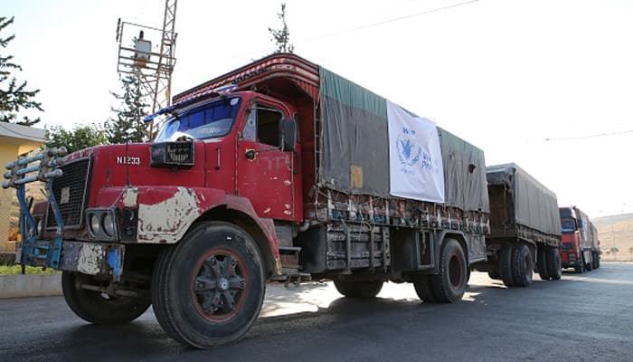 Moscow denies Russia, Syria jets hit aid convoy