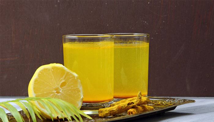 Turmeric lemon detox tea