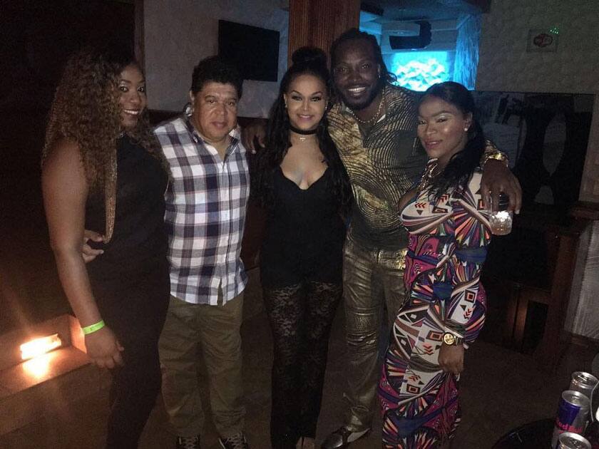 Chris Gayle celebrates his birthday