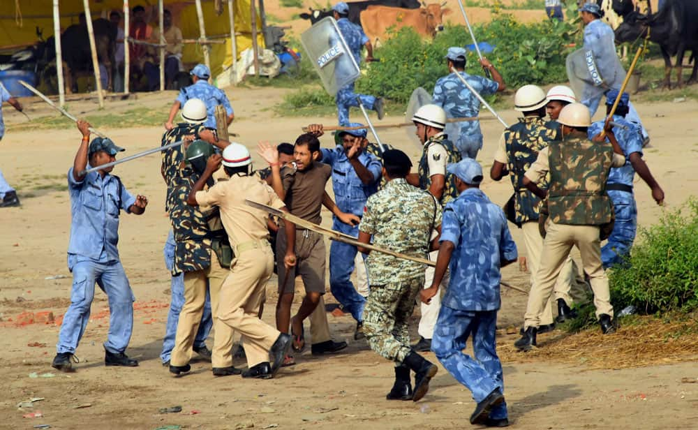 Clashes in Gaya