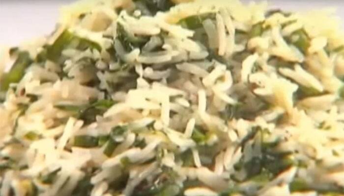 Watch: How to make delicious &#039;Palak Pulav&#039; at home