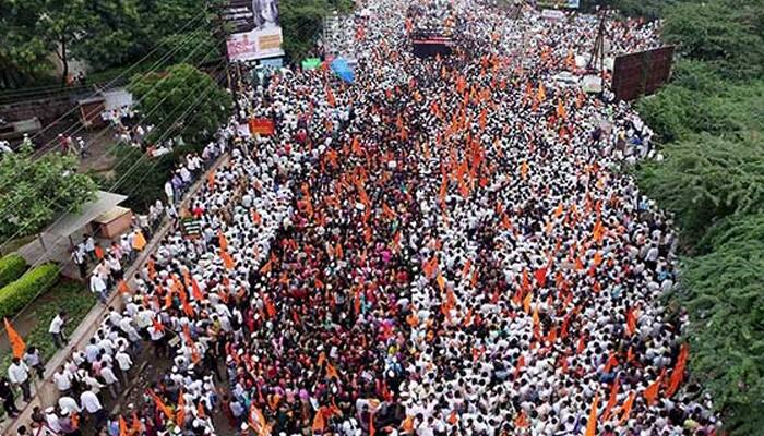 Maratha morcha passes off peacefully in Nashik