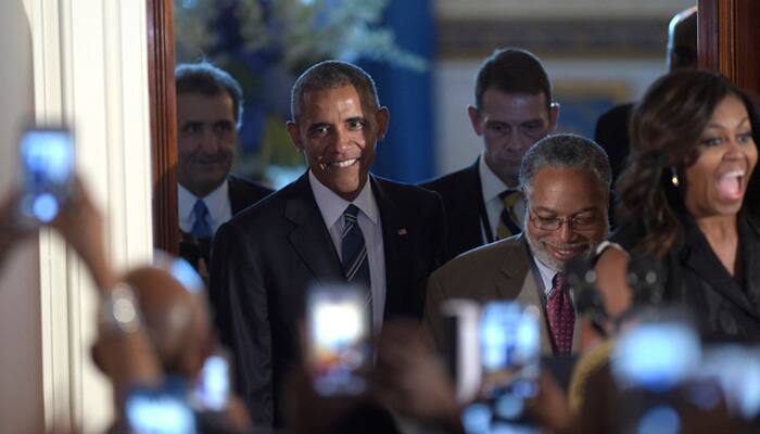 Obama opens new African American Museum amid national racial strife