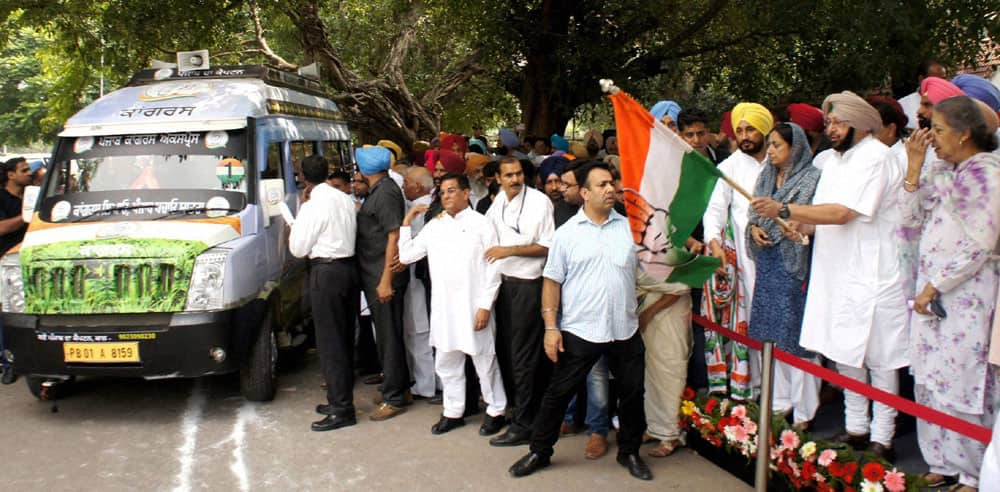 flagged off of ‘Punjab Congress Express'