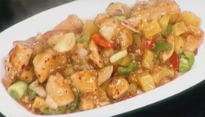 Watch: How to make &#039;Pineapple Chicken&#039; by Sanjeev Kapoor