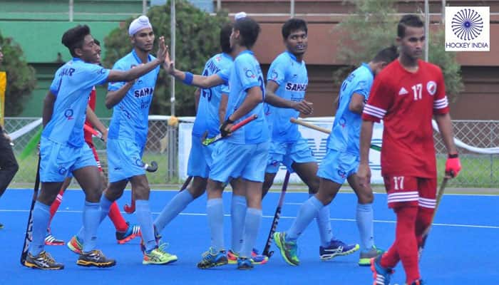 India thump Oman 11-0 in U-18 Asian hockey