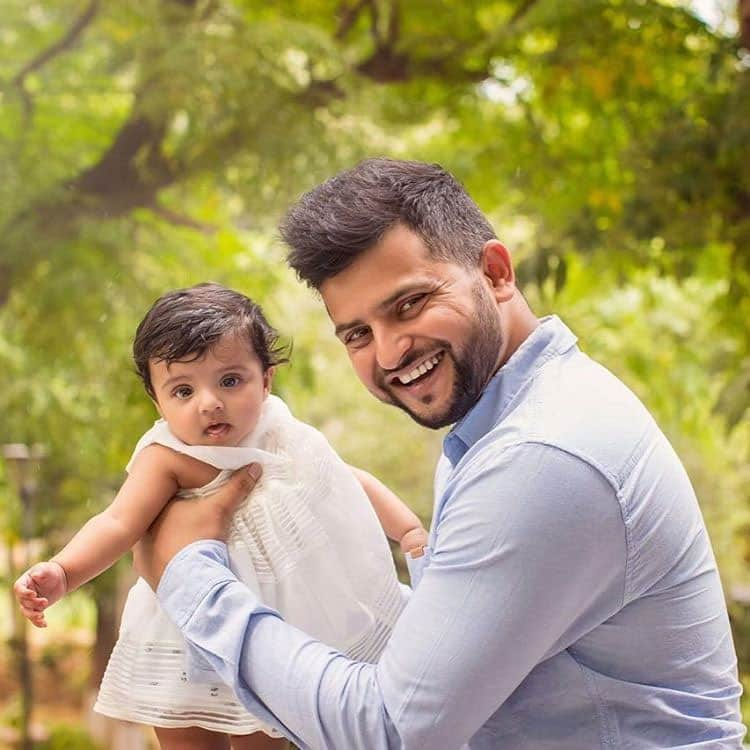 suresh raina :- 3#daughter#love#forever#good#life#gracia