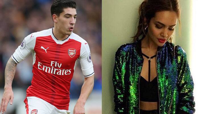 PHOTOS: Bollywood diva Esha Gupta spotted on a dinner date with Arsenal&#039;s Hector Bellerin