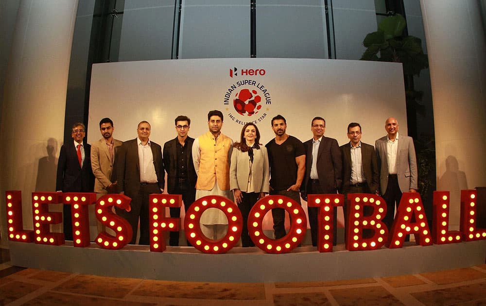 Let’s Football! ISL Club owners along with Nita Ambani, Founder and Chairperson, Indian Super League met 