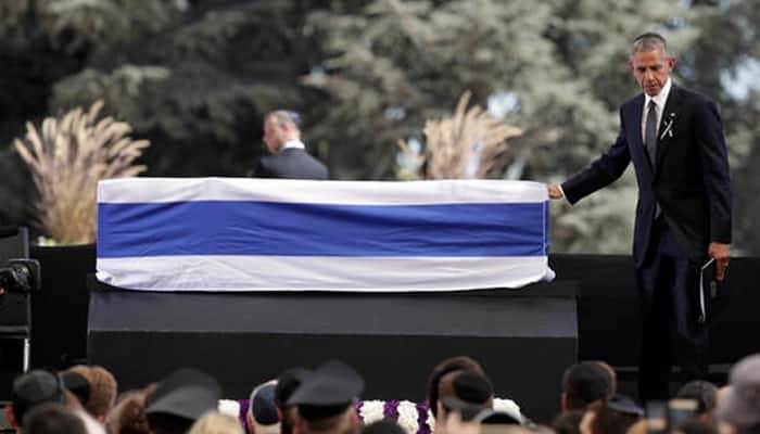 World leaders bid farewell to 20th-century `giant` Shimon Peres